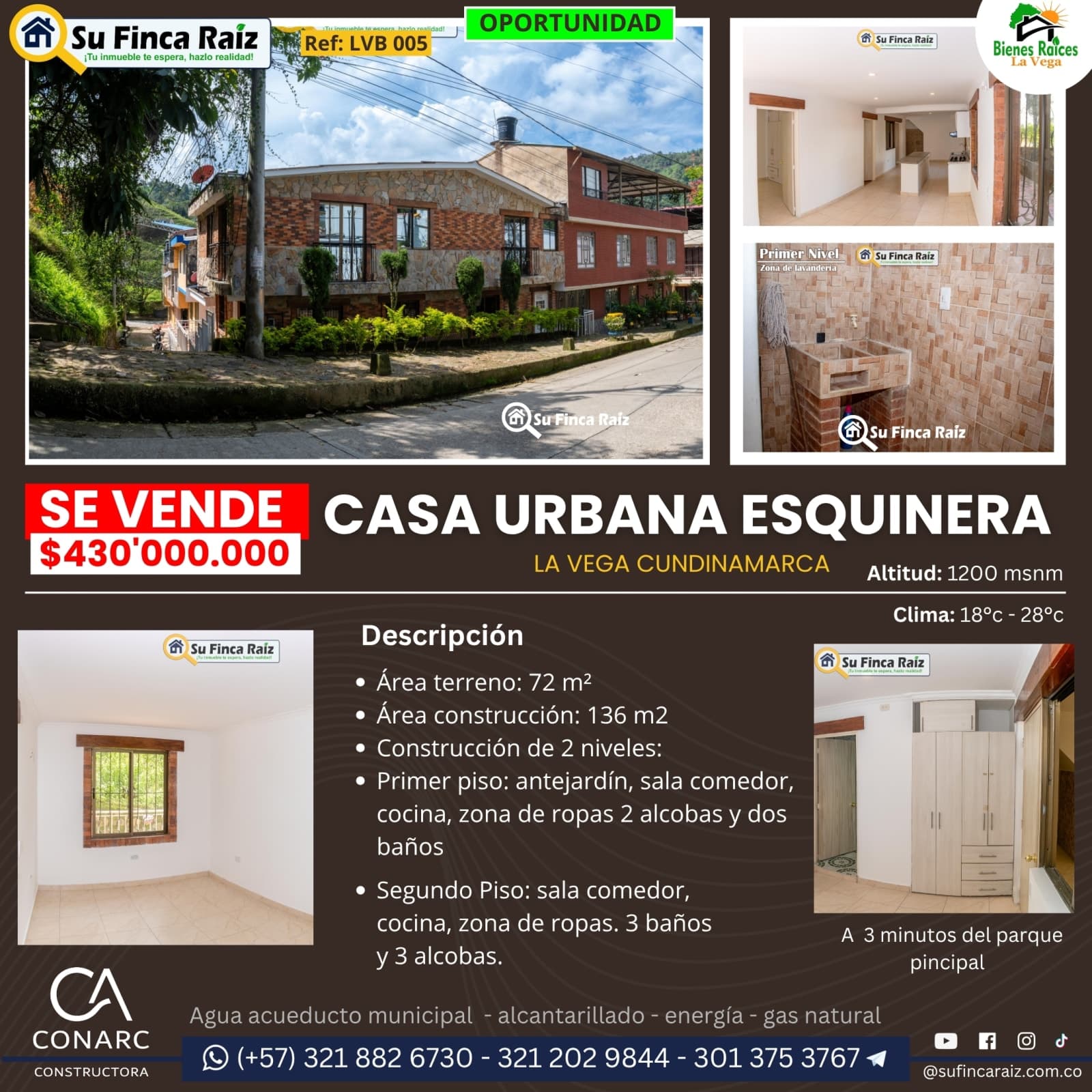 Casa Chicala en venta La Vega, Cundinamarca