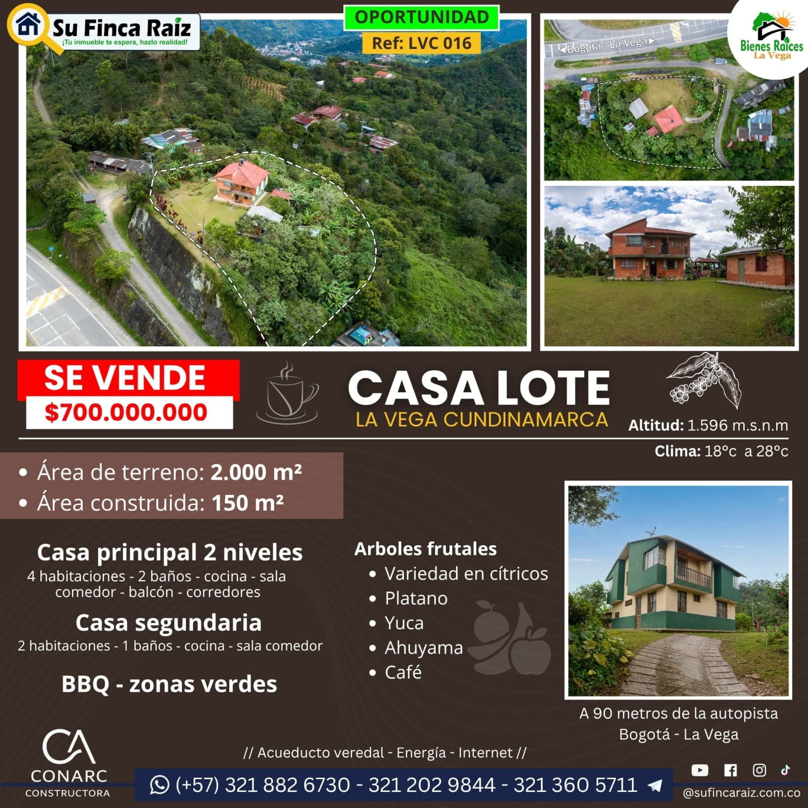 Lvc 016 Casa Lote Isaic Laureles en venta La Vega, Cundinamarca