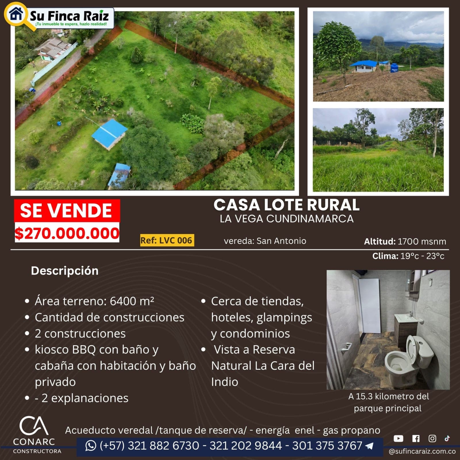Casa Lote San Antonio en venta La Vega, Cundinamarca