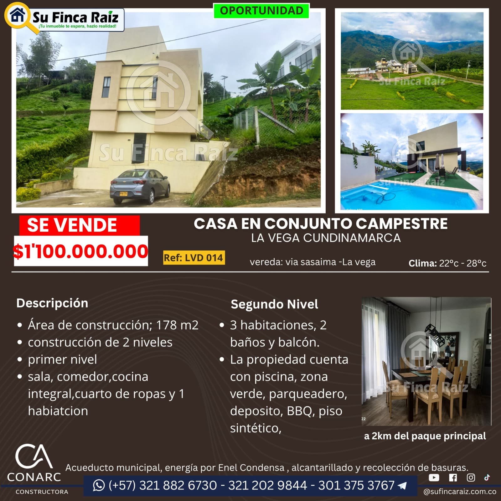Casa En Condominio en venta La Vega, Cundinamarca