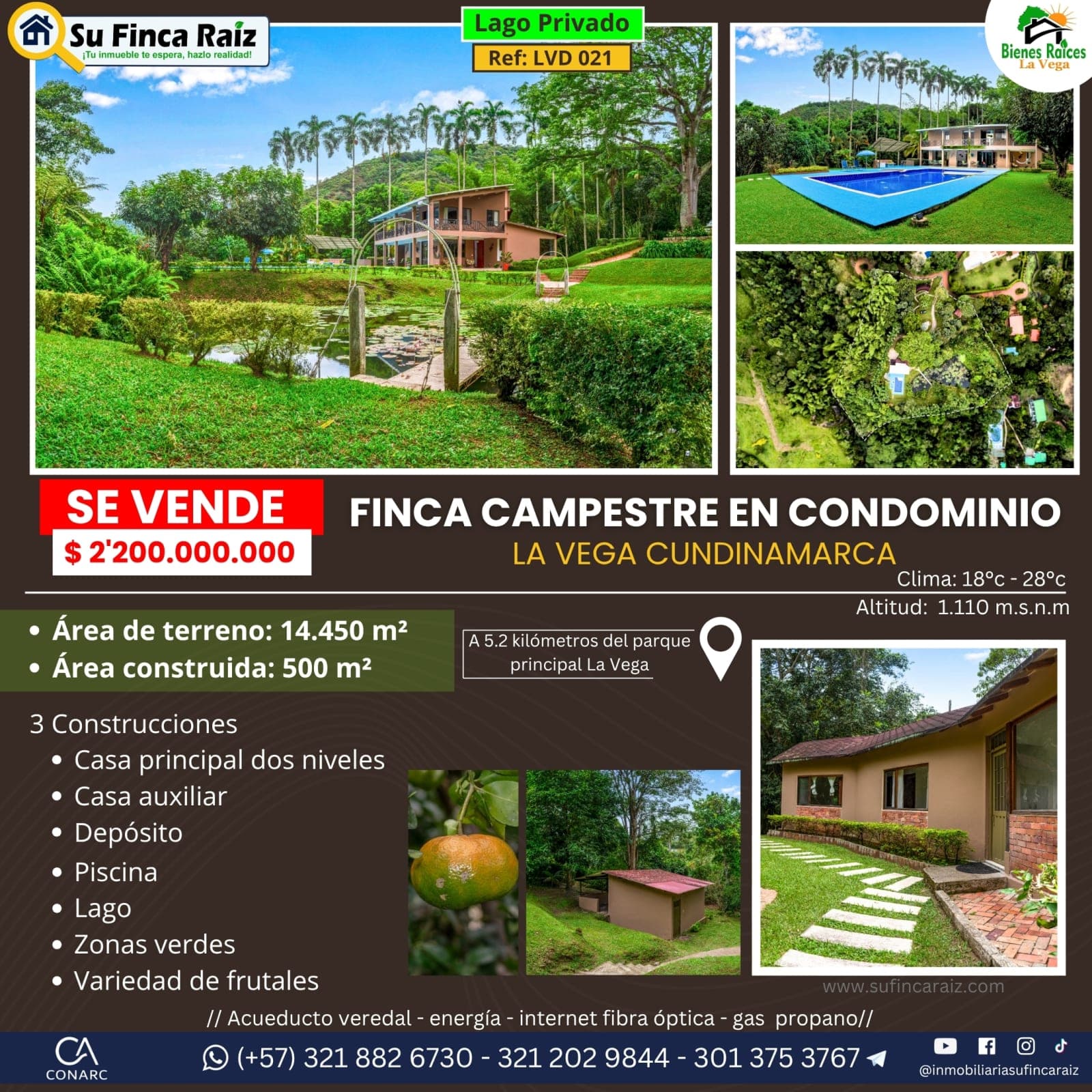 Condominio Oeste en venta La Vega, Cundinamarca