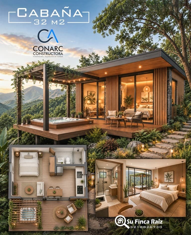Proyecto Cabañas Top 32: Lotes Campestres en La Vega
